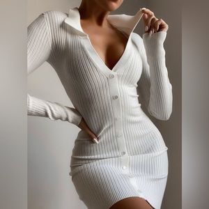 Meshki Amae Ribbed mini dress